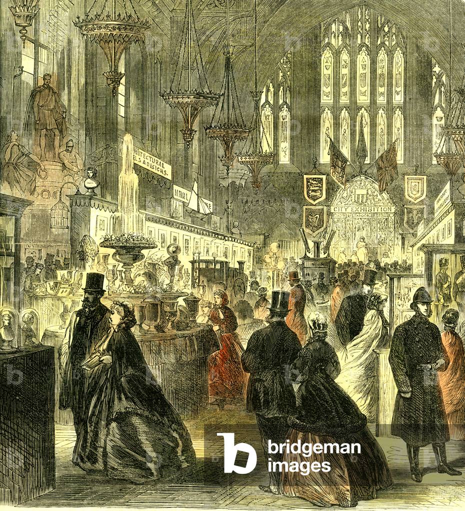 Guildhall London U.K. 1866 the Industrial Exhibition 1035 Articles from a Metal Shutter to a Surgical Stocking