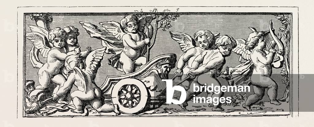 Freize Round the State Round the State Apartments of Buckingham Palace, UK, 1865: West Wall, No. 7