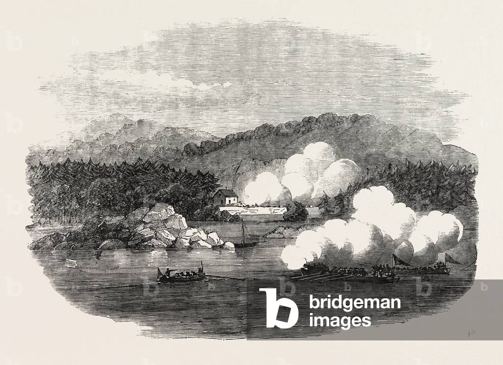 Boat Attack by H.M.S. Gorgon on One of the Aland Isles