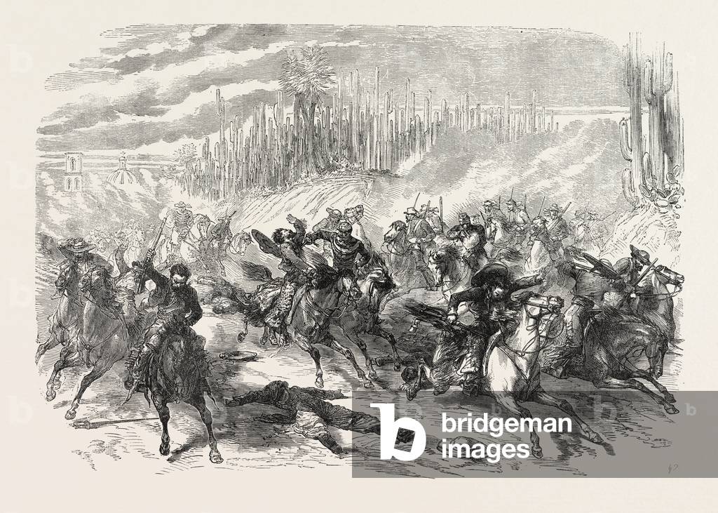 The French in Mexico: Death of Pueblita at Uruopan, 1865