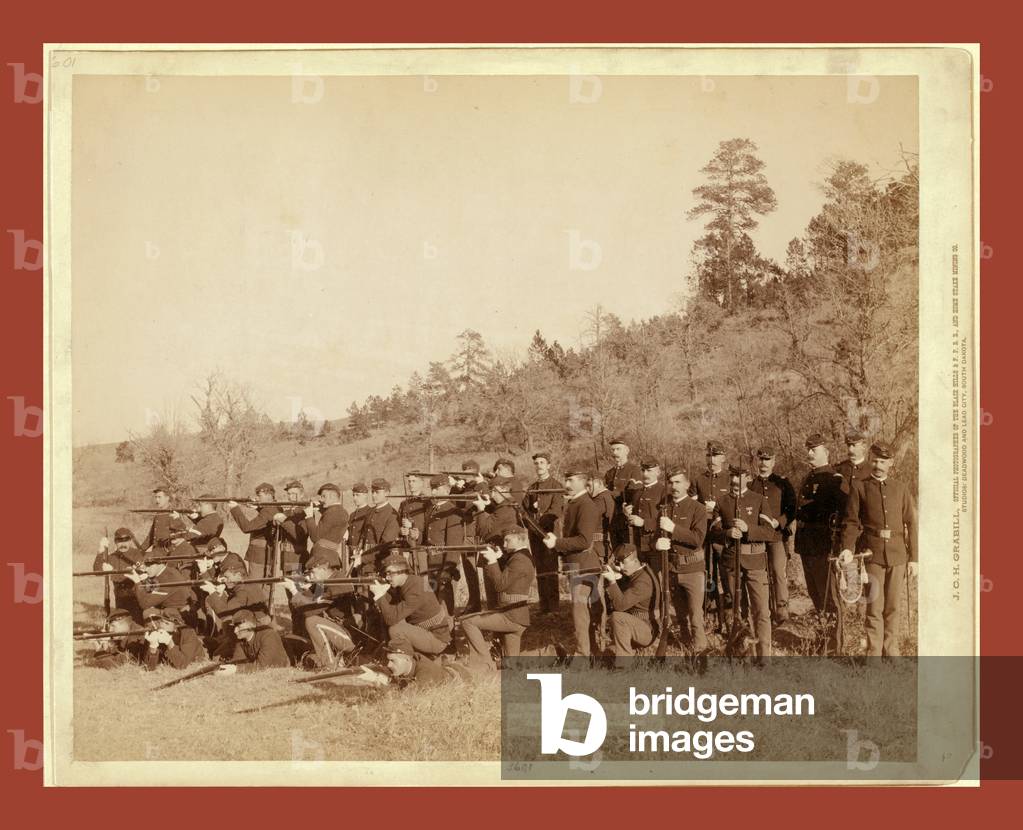 Company C, 3rd U.S. Infantry Near Fort Meade, So. Dak.