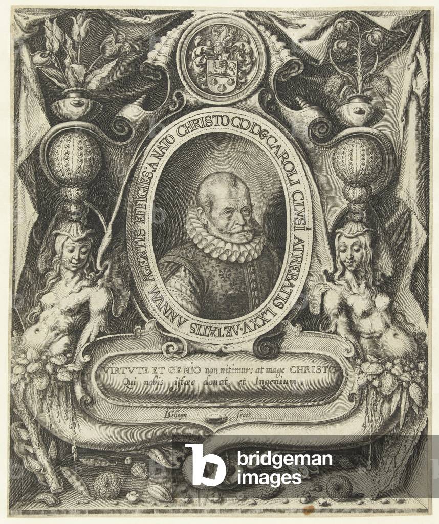 Portrait of Carolus Clusius at the age of 75, Jacob de Gheyn (II), 1601 ©LisztCollection/Leemage