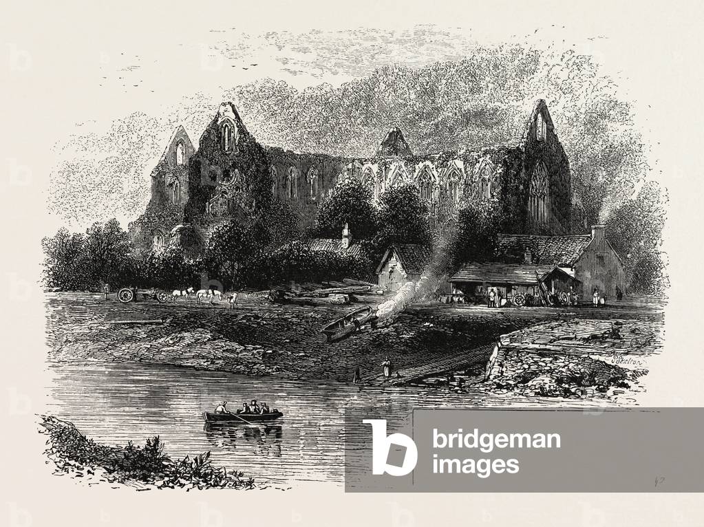 Tintern Abbey, from the River, UK