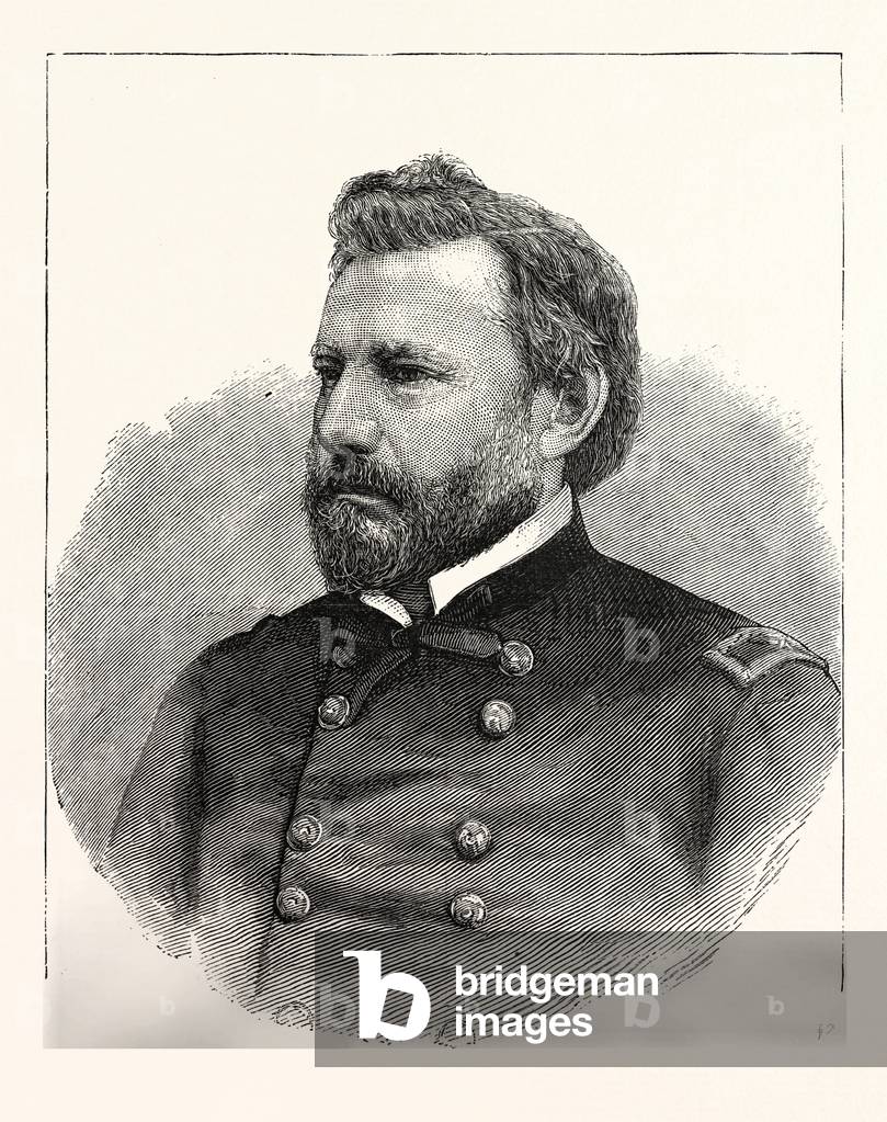 Late General Albert J. Myer, US, USA, Engraving 1880
