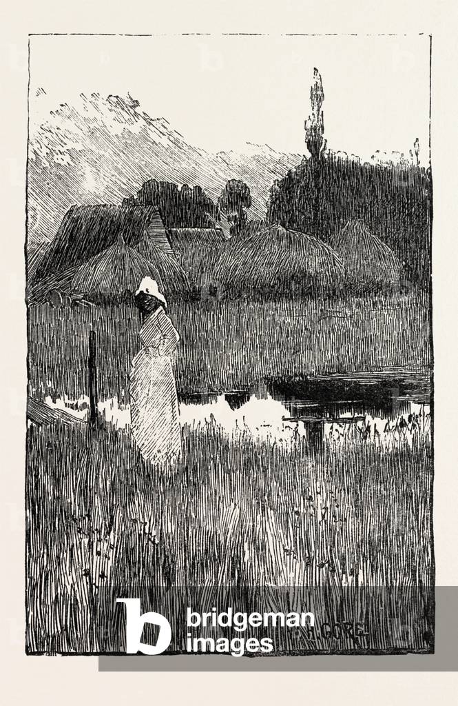 Waiting, Engraving 1884