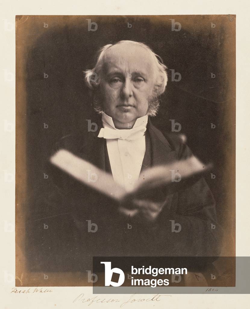 Professor [Benjamin] Jowett; Julia Margaret Cameron, British, born India, 1815 - 1879; Freshwater, England, Europe; 1864; Albumen silver print; Image: 26.5 x 21.6 cm (10 7/16 x 8 1/2 in.) -