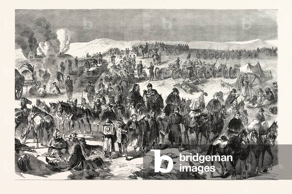 Franco-Prussian War: Troops Bourbaki Disarmed by Swiss Near Les Verrieres the February 2, 1871