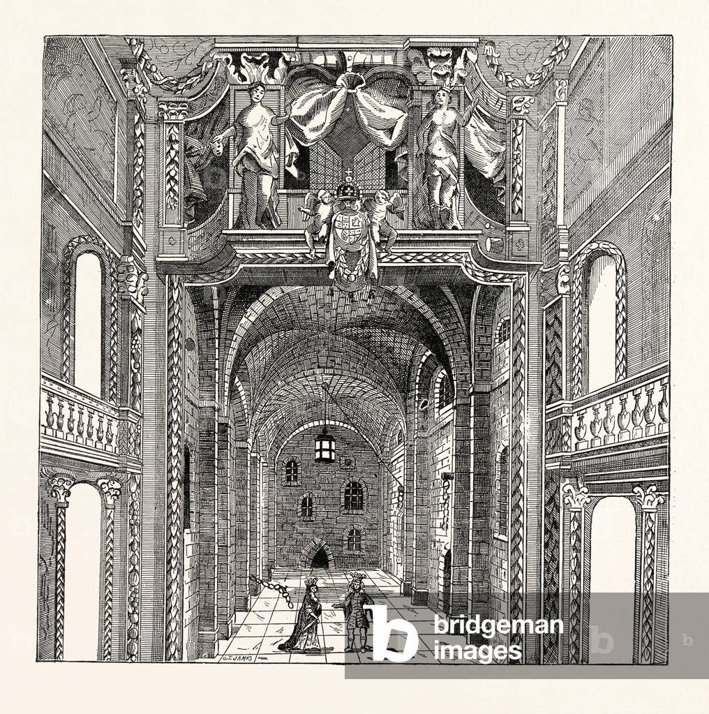 Interior of the Duke's Theatre. From Settle's Empress of Morocco. London