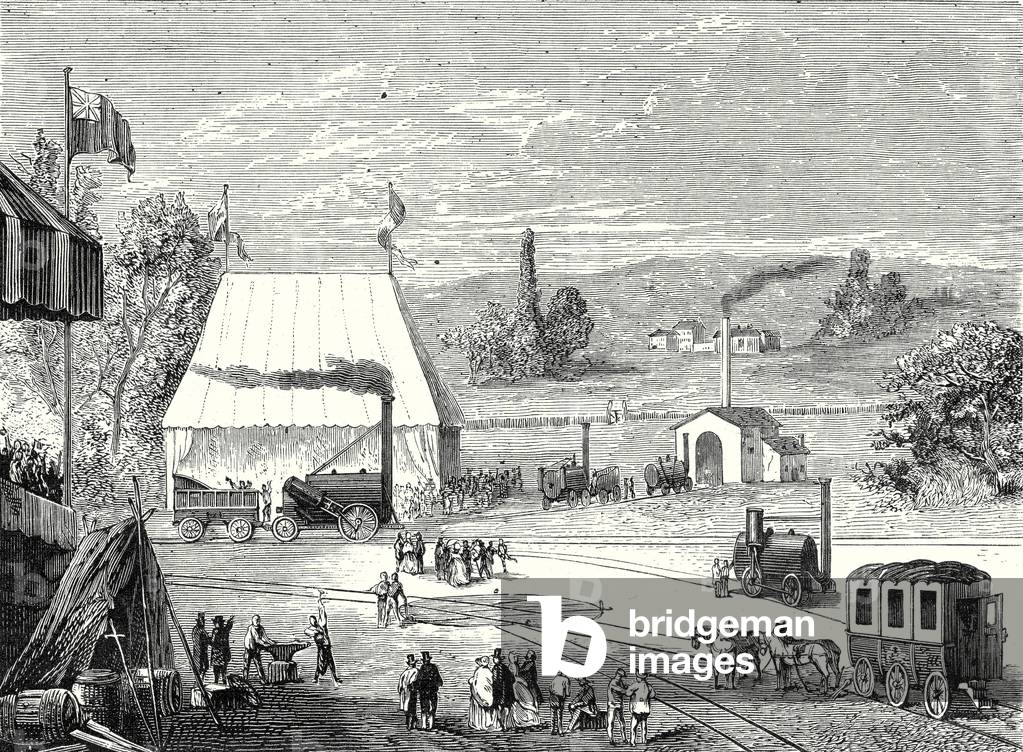 The Locomotive Contest in Liverpool in October 1829
