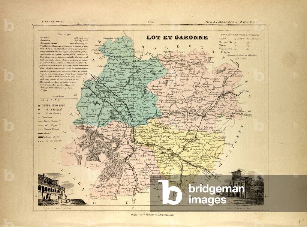 Map of Lot Et Garonne France