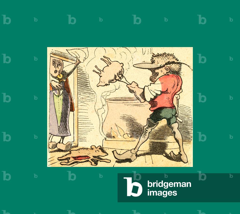 Schnaken and Schnurren, 1866, Mosquitoes and Purring. A Humorous Story in Pictures from the Writer and Illustrator of Max Und Moritz, Munchener Bilderbogen and Fliegende Blatter. Children's Literature from the 19th Century, Comic Illustrated Cautionary Tales