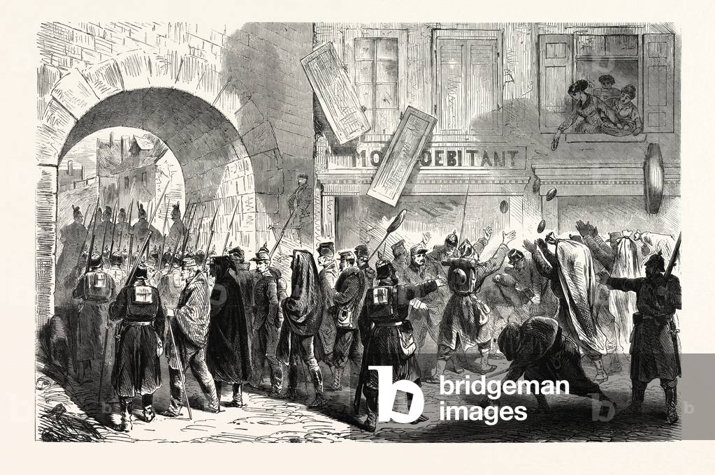 Franco-Prussian War: French Prisonnniers Leaving Sedan September 2 1870