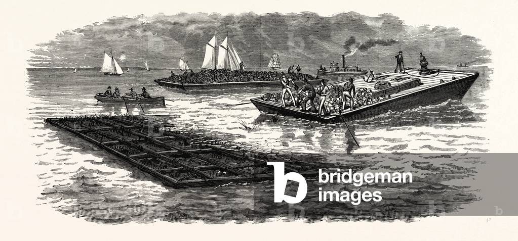 South Carolina: The South in 1880: Construction of Jetties for the Improvement of Charleston Harbor