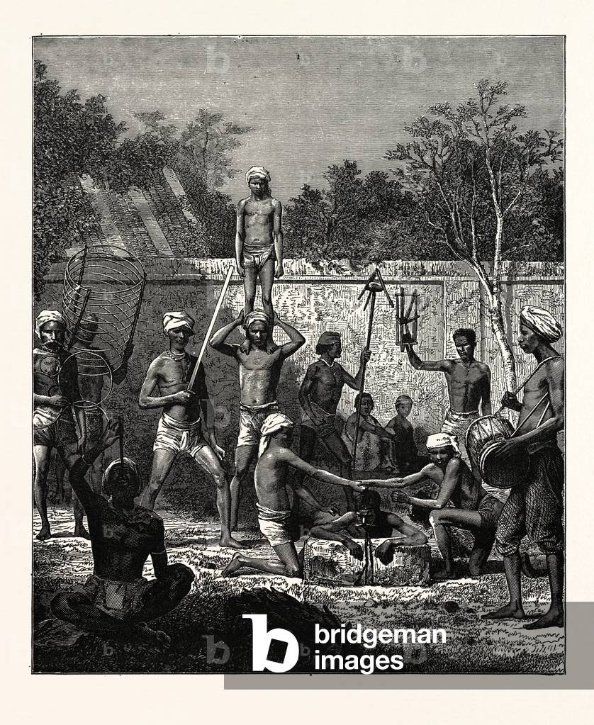Hindoo Jugglers, India