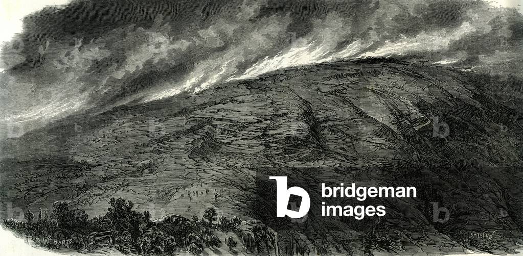 Mont Vuache Switzerland 1870 Haute Savoie Fire Mountain