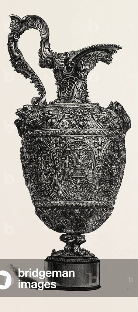 Silver-Gilt Ewer. Sixteenth Century. Augsburg Work, Germany