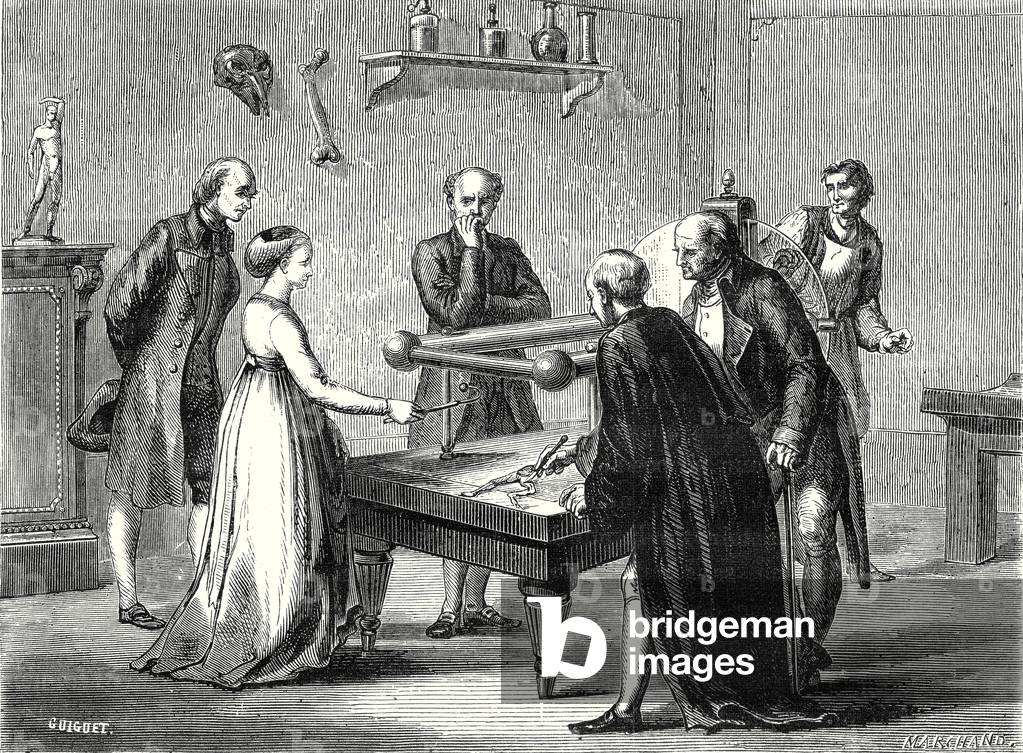 Galvani a Professor at Bologna Discovers in 1780 the Irritability of the Muscles of a Frog to Electricity