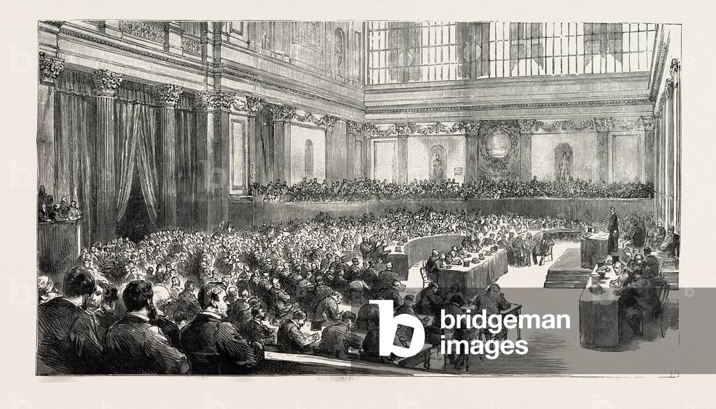 Meeting of the Delegates to the Peace Congress at Rome, Italy