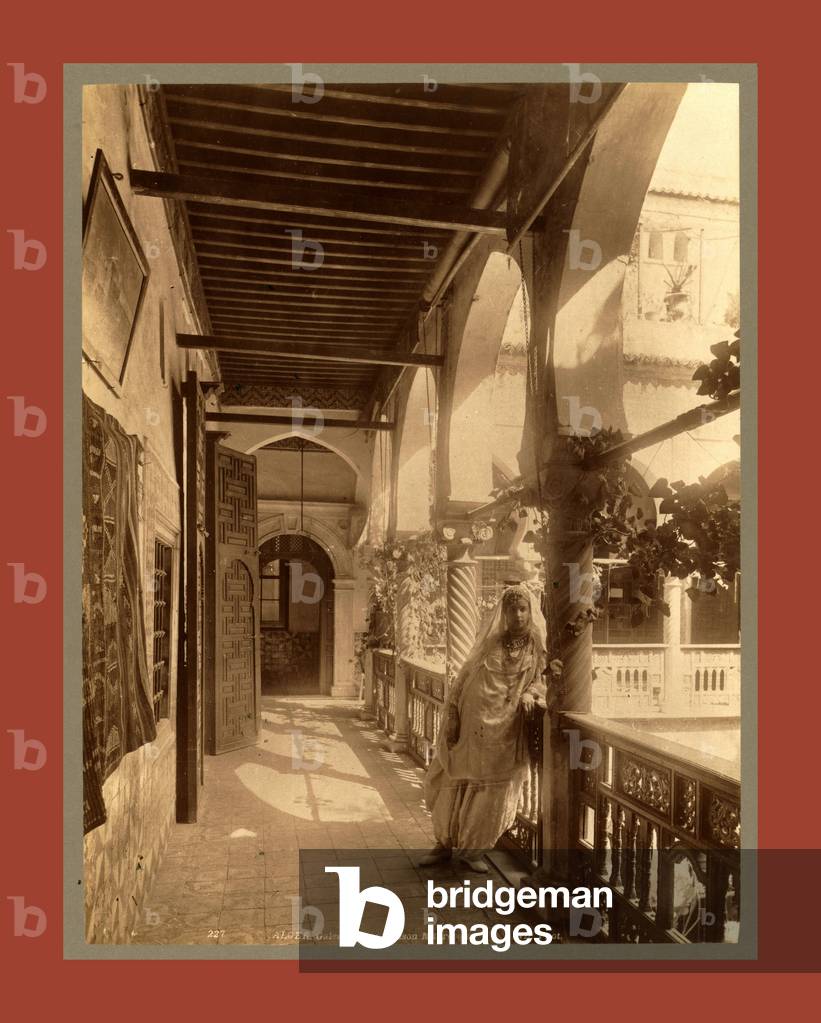 Algiers Gallery, a Moorish house, Neurdein brothers 1860 1890 ©LisztCollection/Leemage 