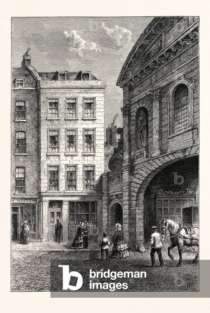 Child's Banking-House Fleet Street Next to Temple Bar 1850 London