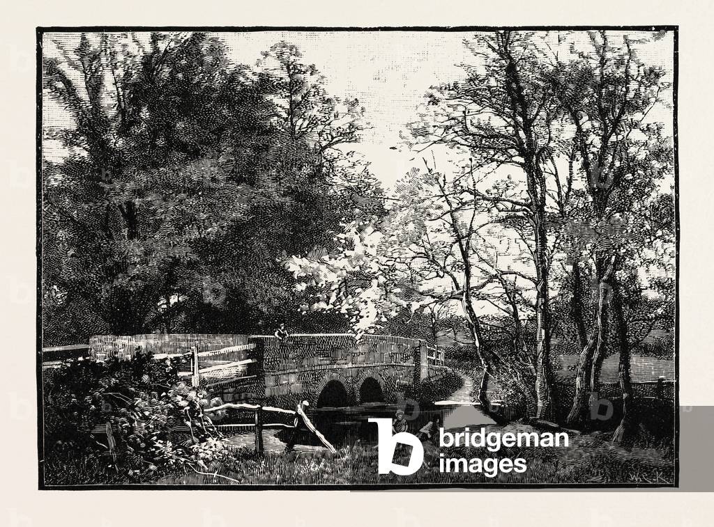 Markeaton Bridge, UK. Markeaton is a Village Within Derby in the East Midlands of England