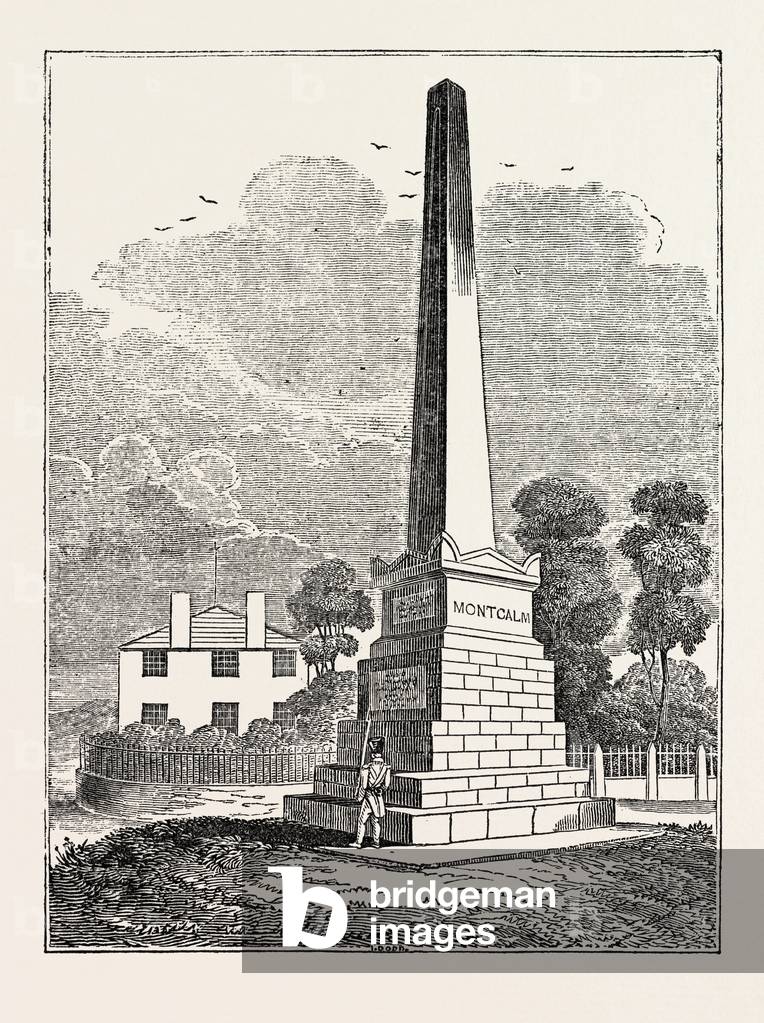Monument to Wolfe And Montcalm, Quebec, Canada