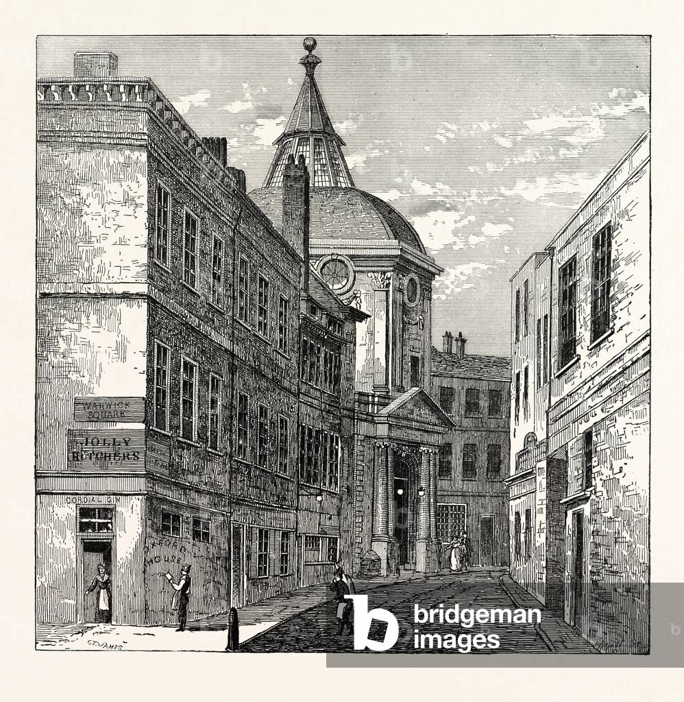 The College of Physicians Warwick Lane 1868 London