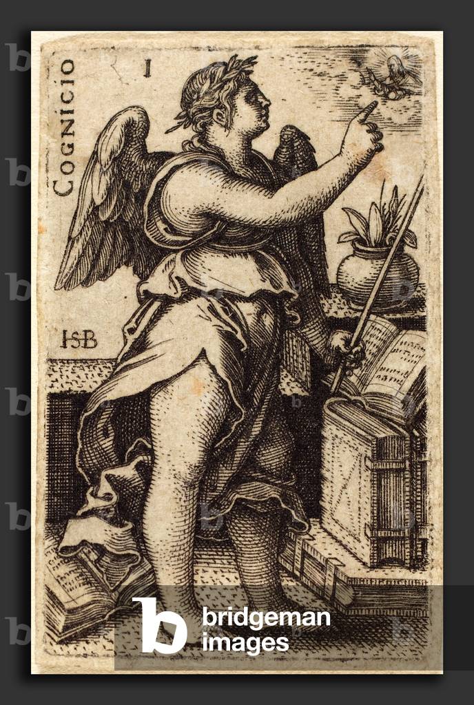 La connaissance - Sebald Beham (German, 1500 - 1550), Cognitio, engraving