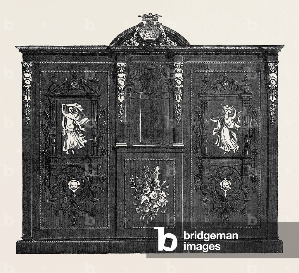 Bookcase in Ebony, Great Exhibition
