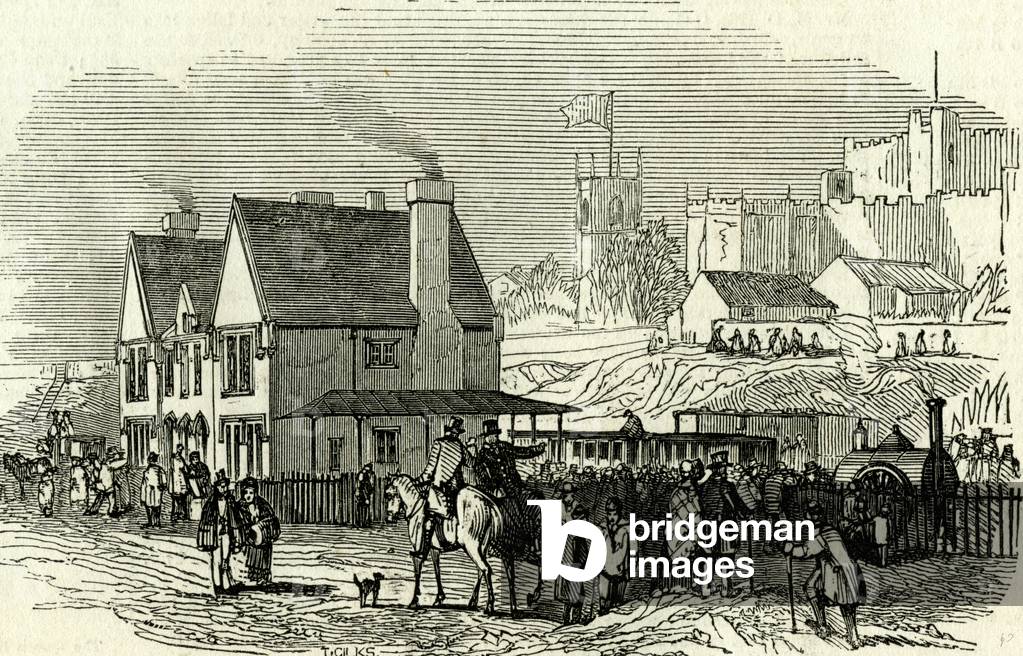 Lancaster Station U.K. 1846 Opening of the Lancaster and Carlisle Railway