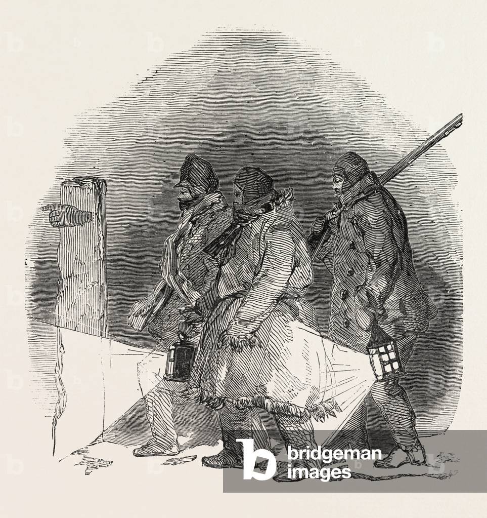 Captain Austin's Arctic Expedition: Going Out to Dinner