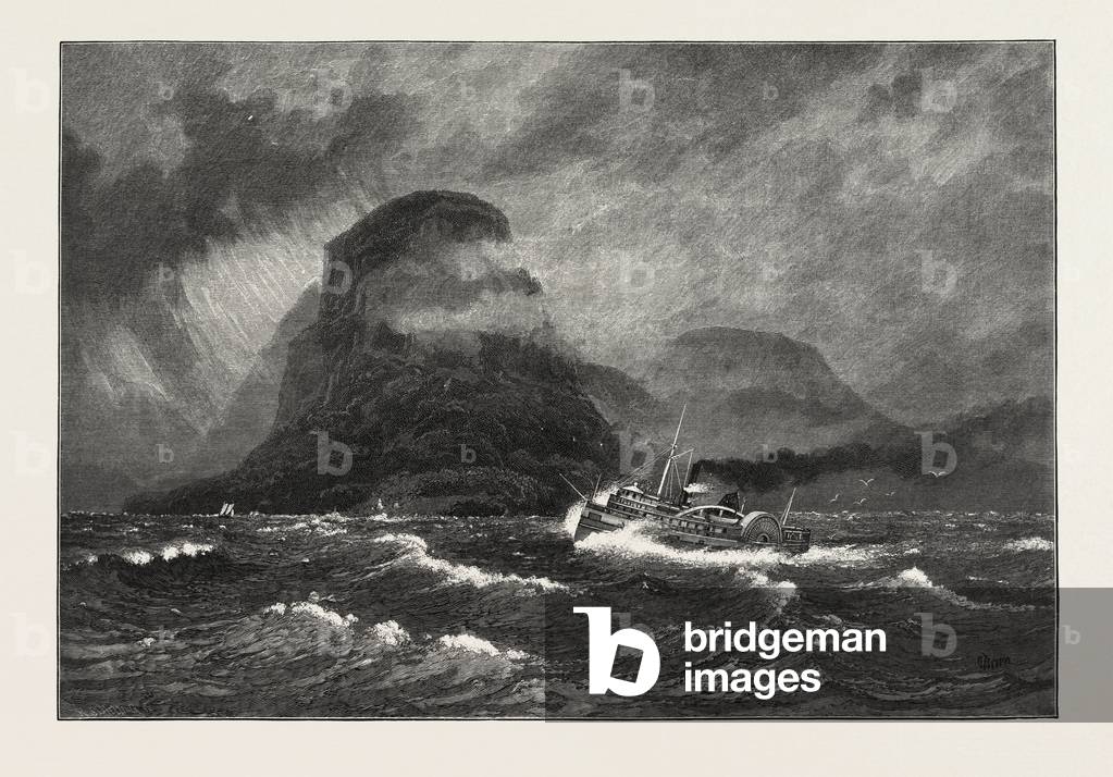Thunder Cape, Canada, Nineteenth Century Engraving