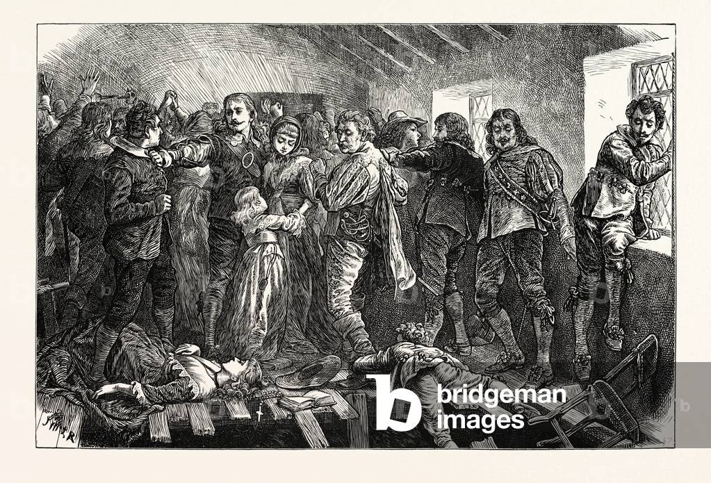 Falling in of the Chapel at Blackfriars London