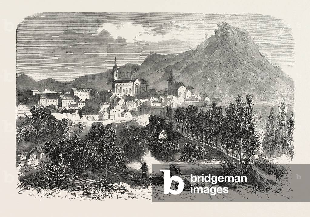 Franco-Prussian War: View of Forbach, 1870