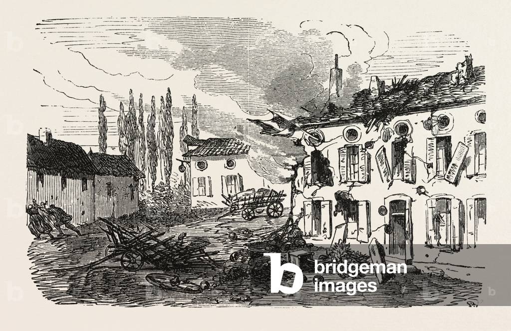 Franco-Prussian War: Imperial Quarter in Gravelotte, 5 Minutes after the Departure of Emperor Napoleon III, France