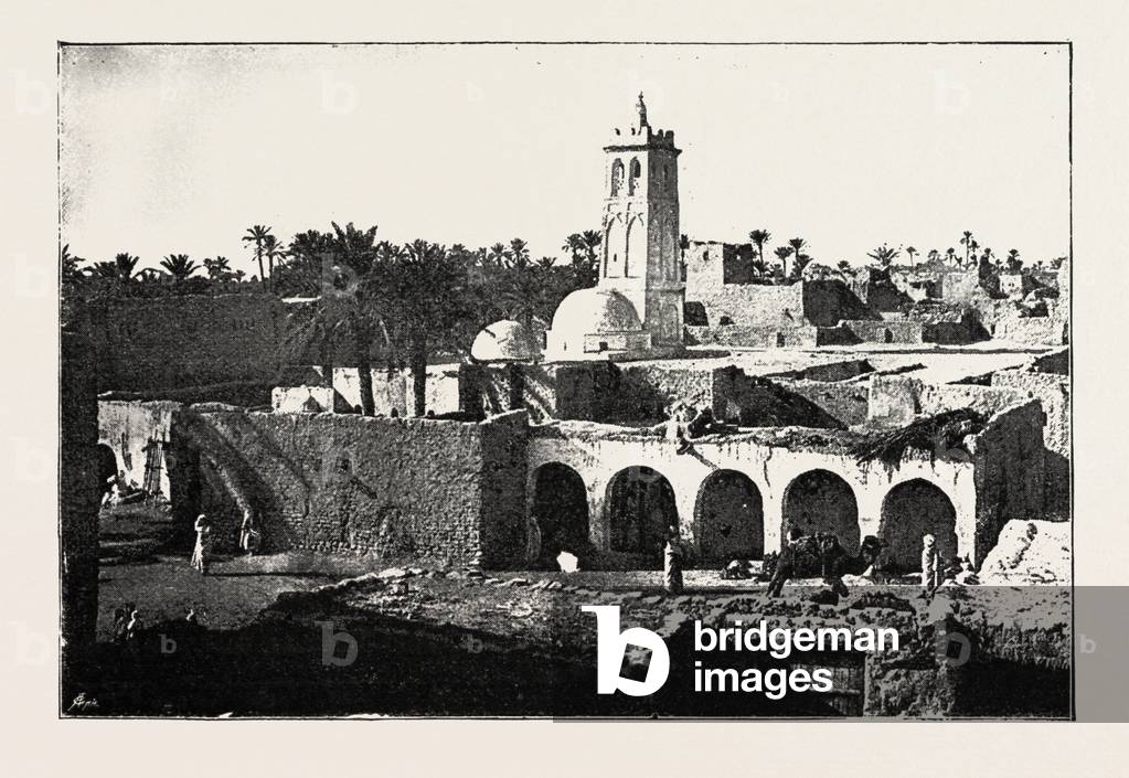 The Mosque of Sidi Okba, Algeria, Engraving 1890
