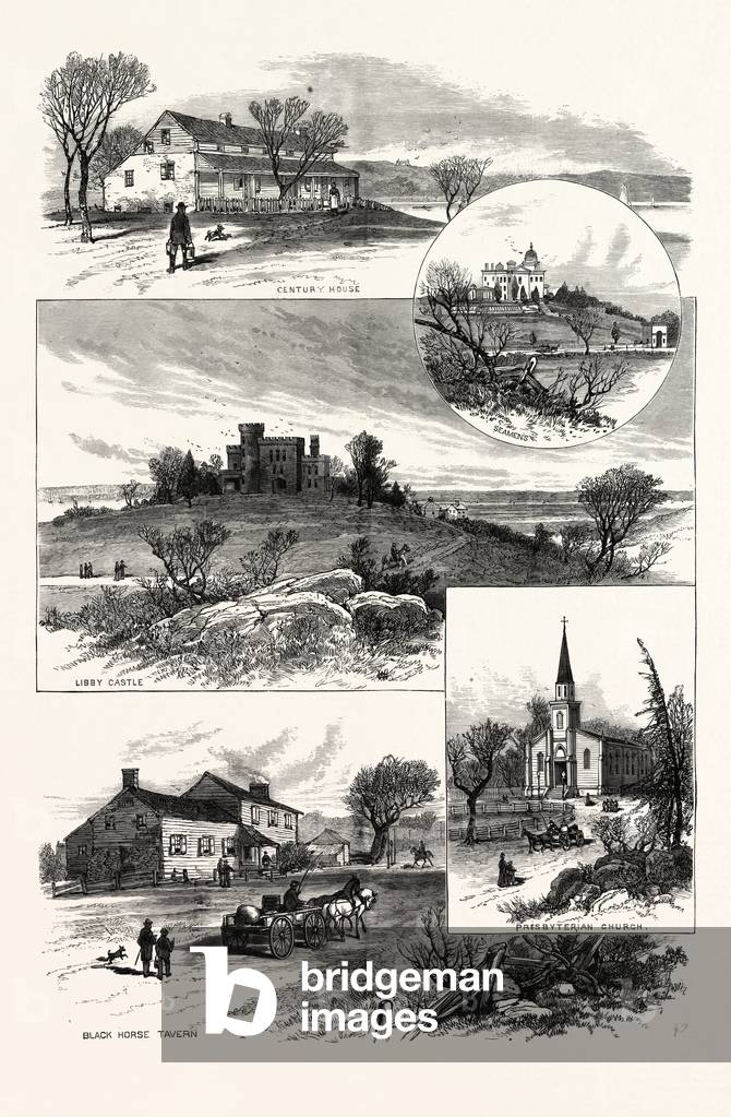 New York: Picturesque Views at Inwood the Proposed Site of the World's Fair of 1883