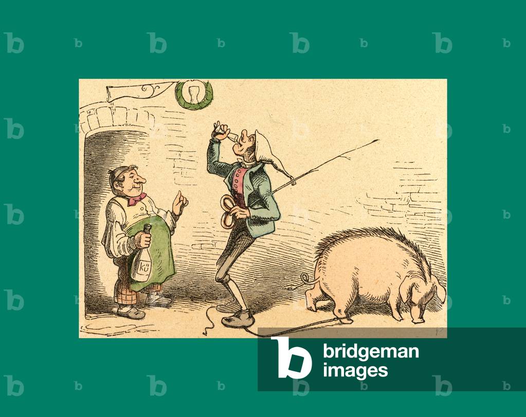Schnaken and Schnurren, 1866, Mosquitoes and Purring. A Humorous Story in Pictures from the Writer and Illustrator of Max Und Moritz, Munchener Bilderbogen and Fliegende Blatter. Children's Literature from the 19th Century, Comic Illustrated Cautionary Tales