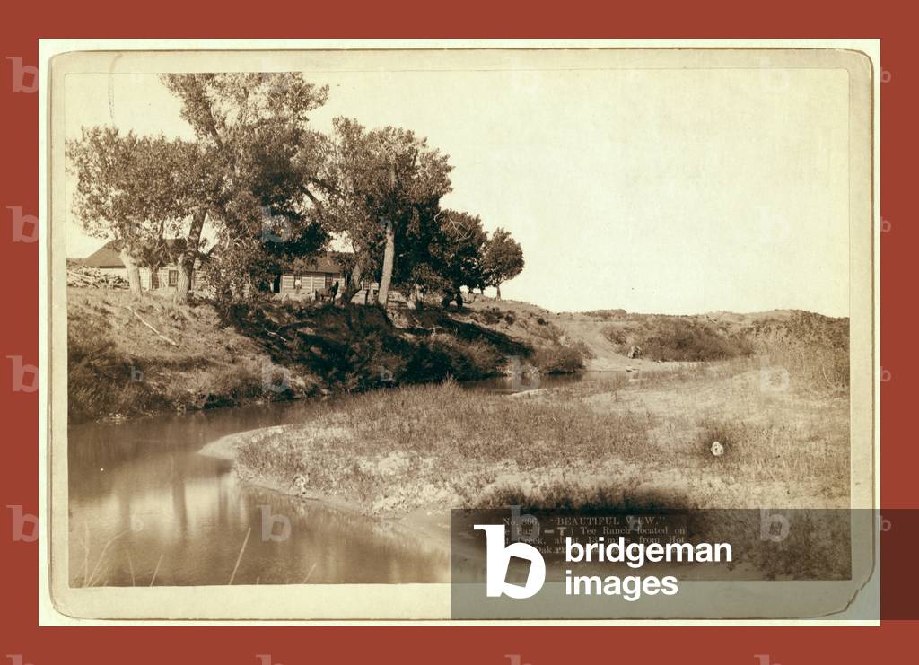 Beautiful View. The Bar (-T) Tee Ranch Located on Hat Creek, About 13 Miles from Hot Springs, Dak.