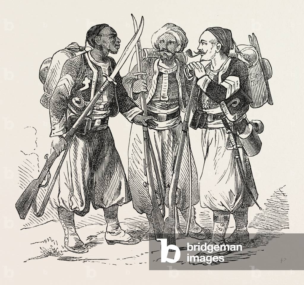 Franco-Prussian War: Turkos Zouaves and the Camp of Chalons, France