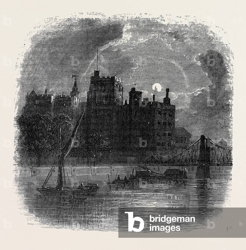 Views on the Embankment, London, 1870, UK