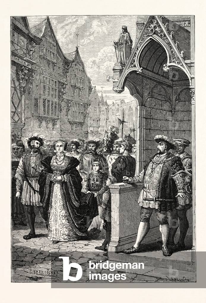 Henry VIII. Sees Anne of Cleves for the First Time.
