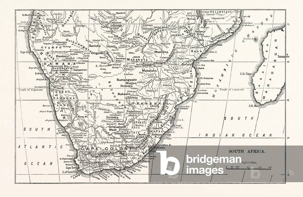 Map of South Africa