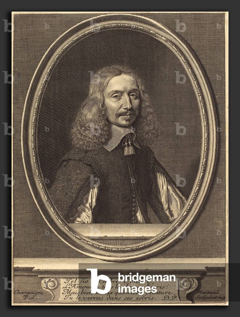 Robert Nanteuil after Philippe de Champaigne (French, 1623 - 1678), Vincent Voiture, 1649, engraving ©LisztCollection/Leemage
