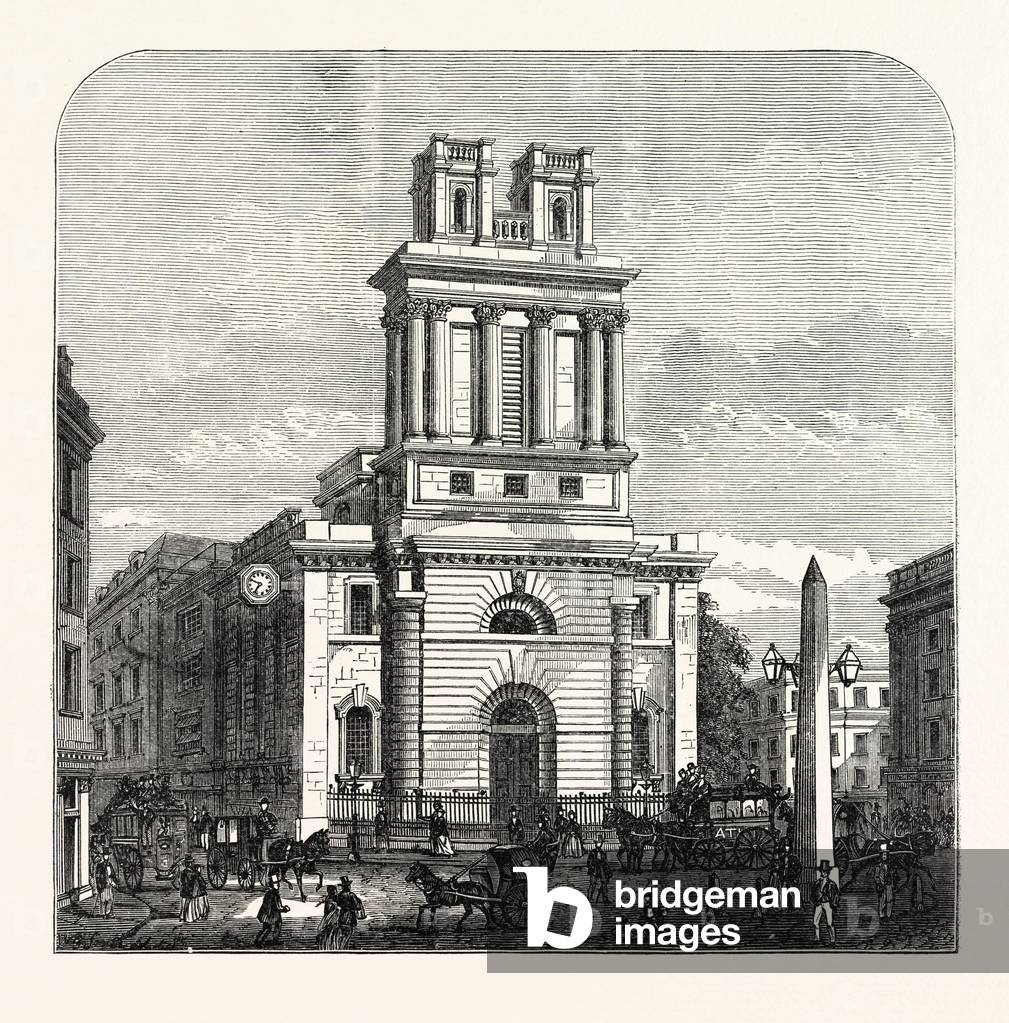 St. Mary Woolnoth 1870 London