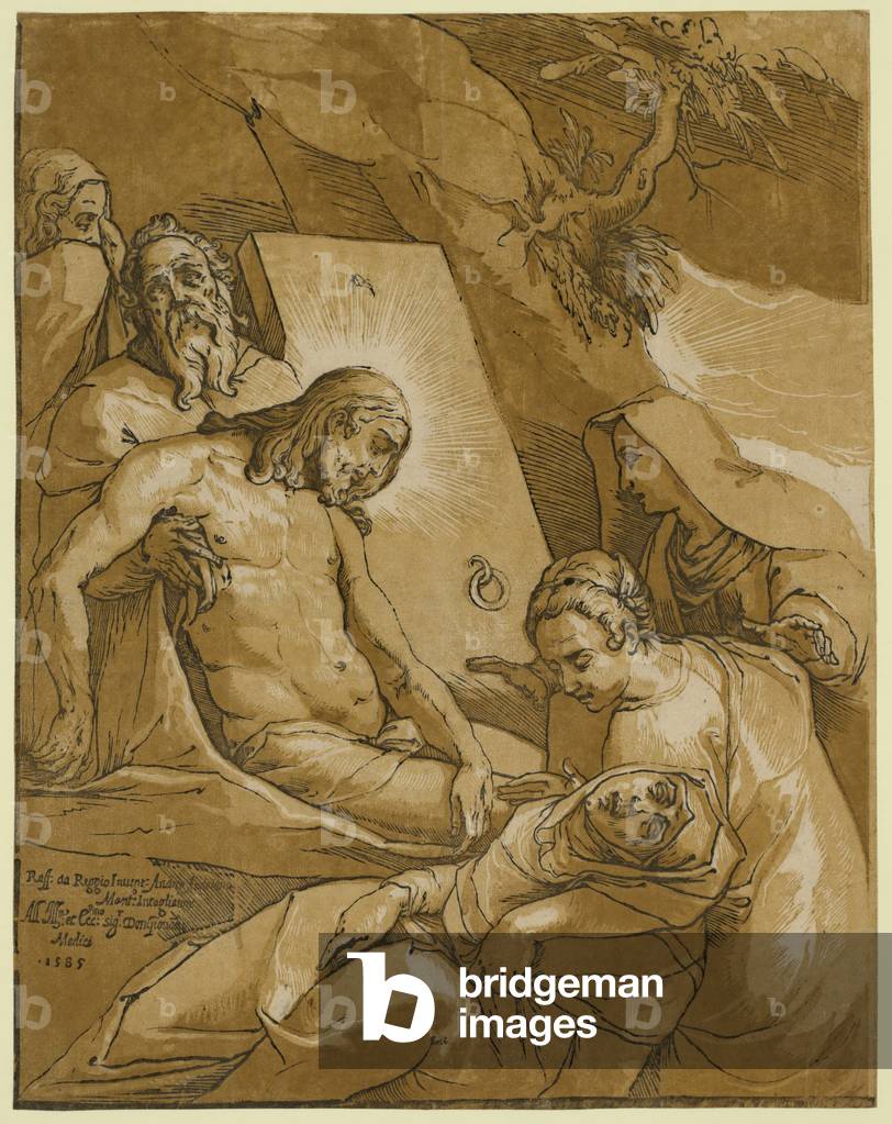 The Entombment (woodcut)