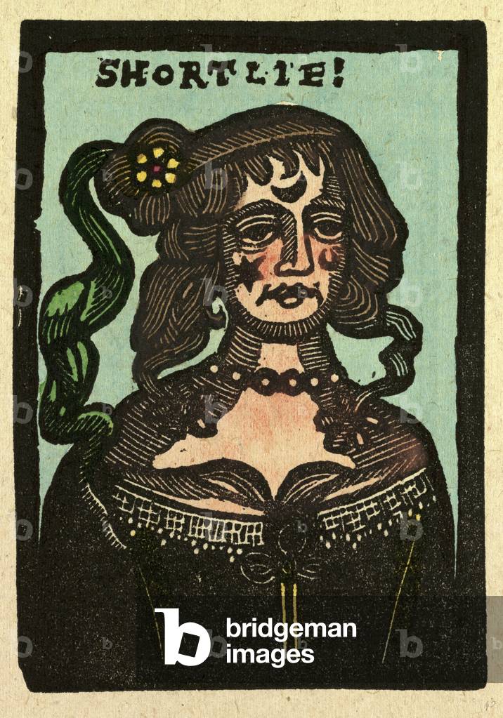Illustration of English Tales Folk Tales and Ballads. A Woman with a Star on Her Cheek