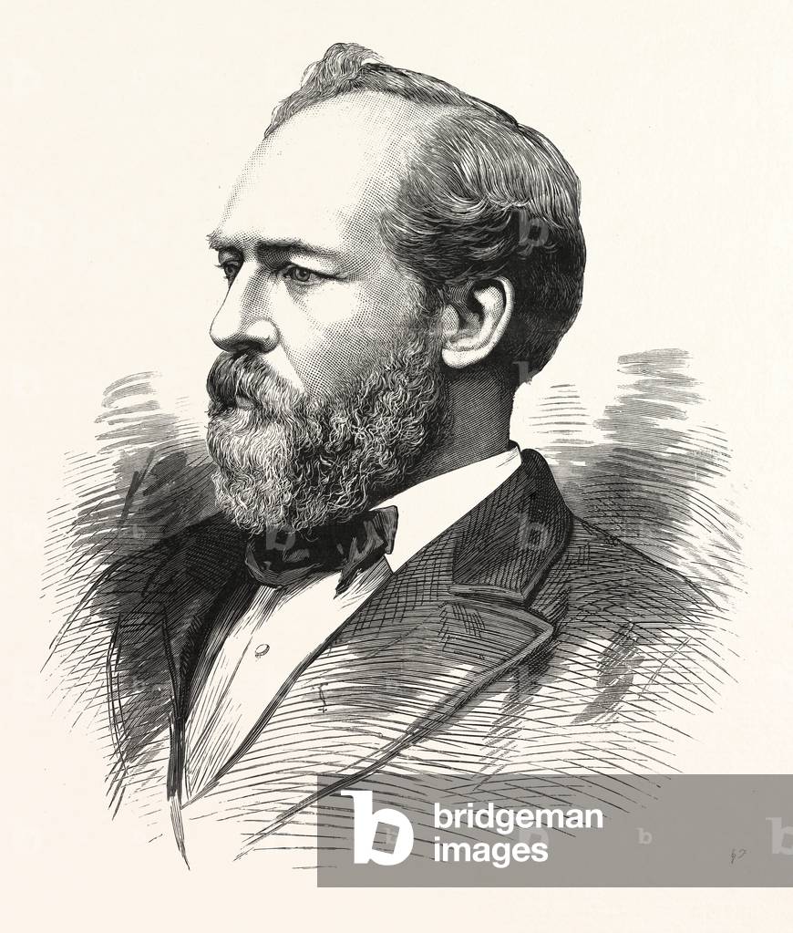 Hon. James A. Garfield, President-Elect of the United States, U.S., Engraving 1880 1881