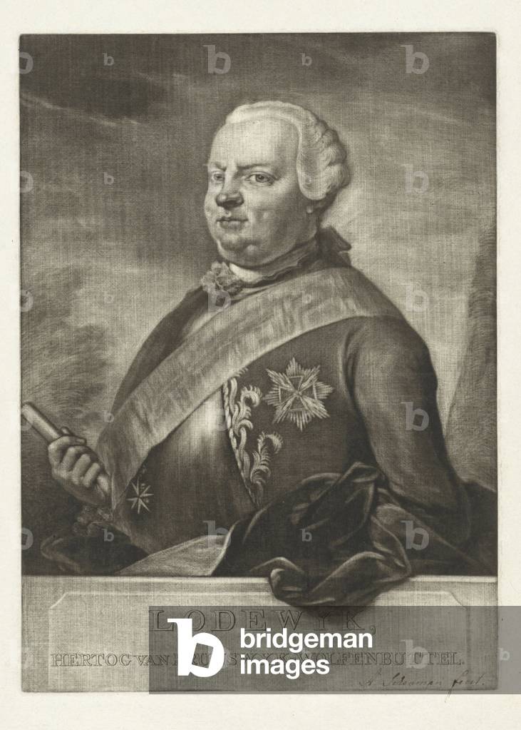 Portrait of Louis Ernst, Duke of Brunswick-Wolfenbttel, Aert Schouman, 1738 - 1792 ©LisztCollection/Leemage