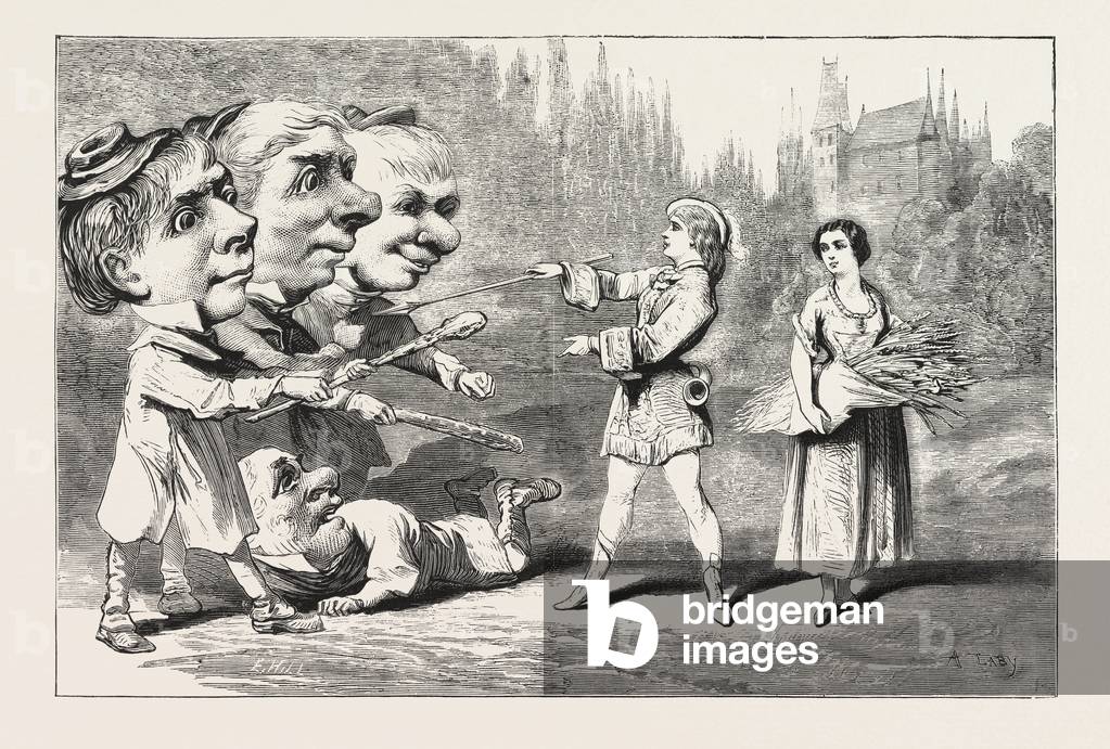 Cinderella, at the Covent Garden Theatre, London, 1876, UK